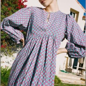 Kimchi Blue floral midi dress size small